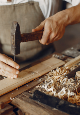 Carpenter working