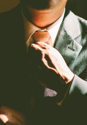 Professional man with tie